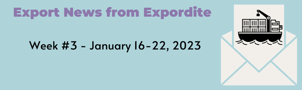 Expordite export news week 3