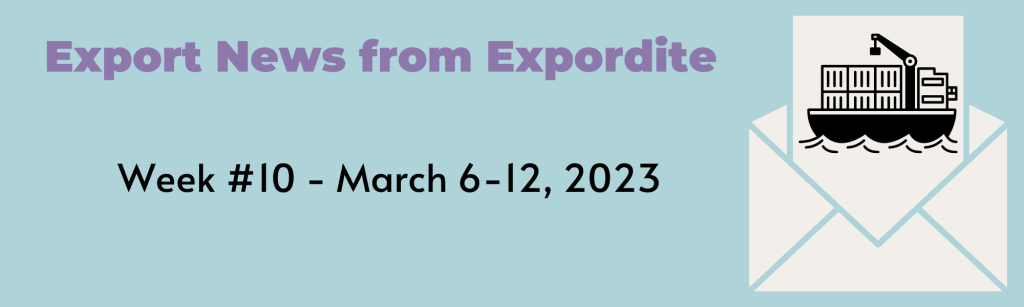 Expordite export news week 10